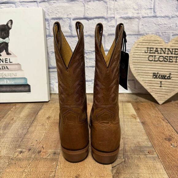 Brad Paisley Moonshine Spirit Mens Crazy Horse Leather Western Boots 9.5 D BBM85 main image 9